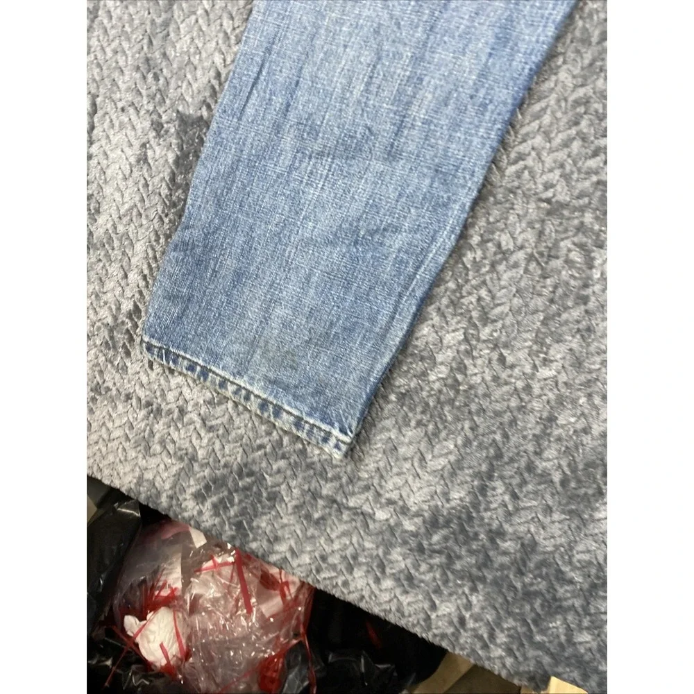 Y2K‎ Levi's 514 Relaxed Straight Fit Jeans W34 L30 Men's Blue Denim Medium Wash